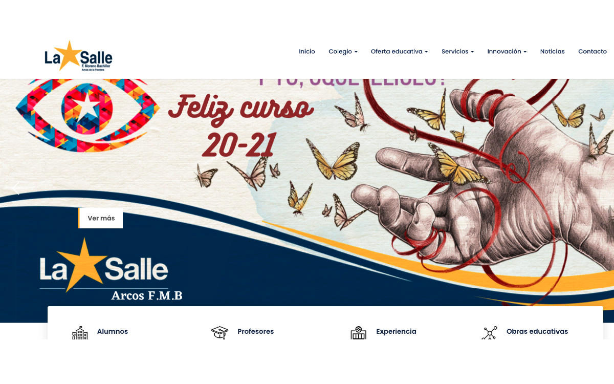 web Colegio La Sallle Arcos