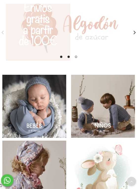 porfolio tienda algodon de azucar