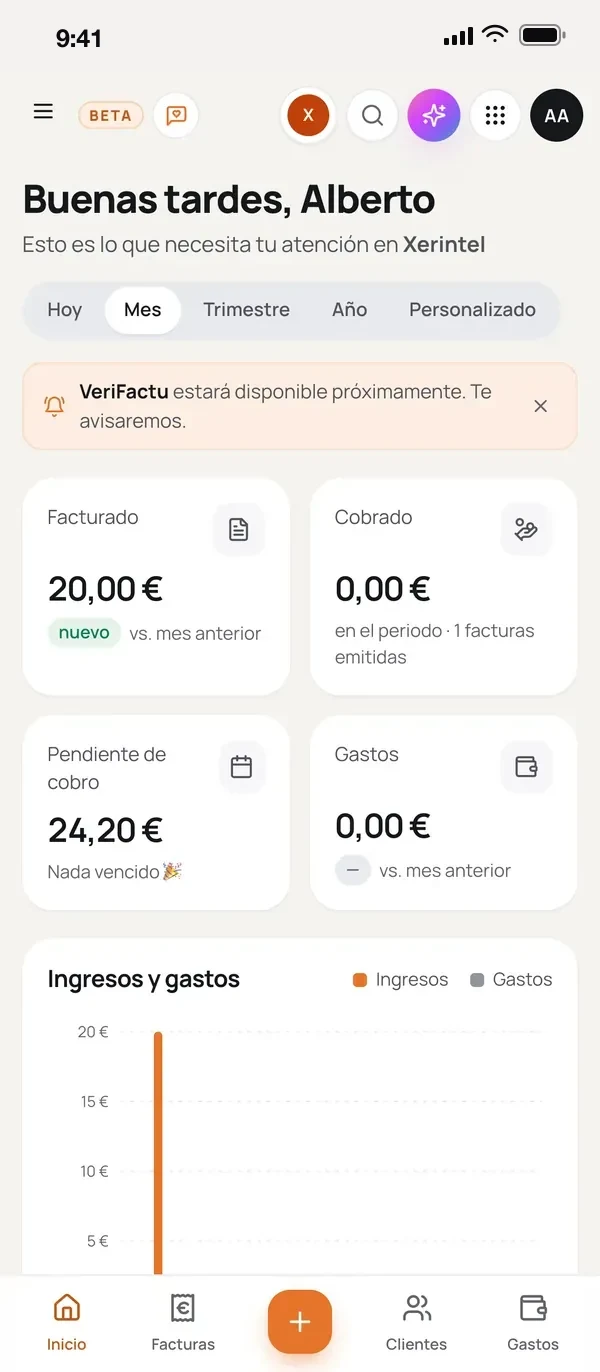 Billora en el iPhone