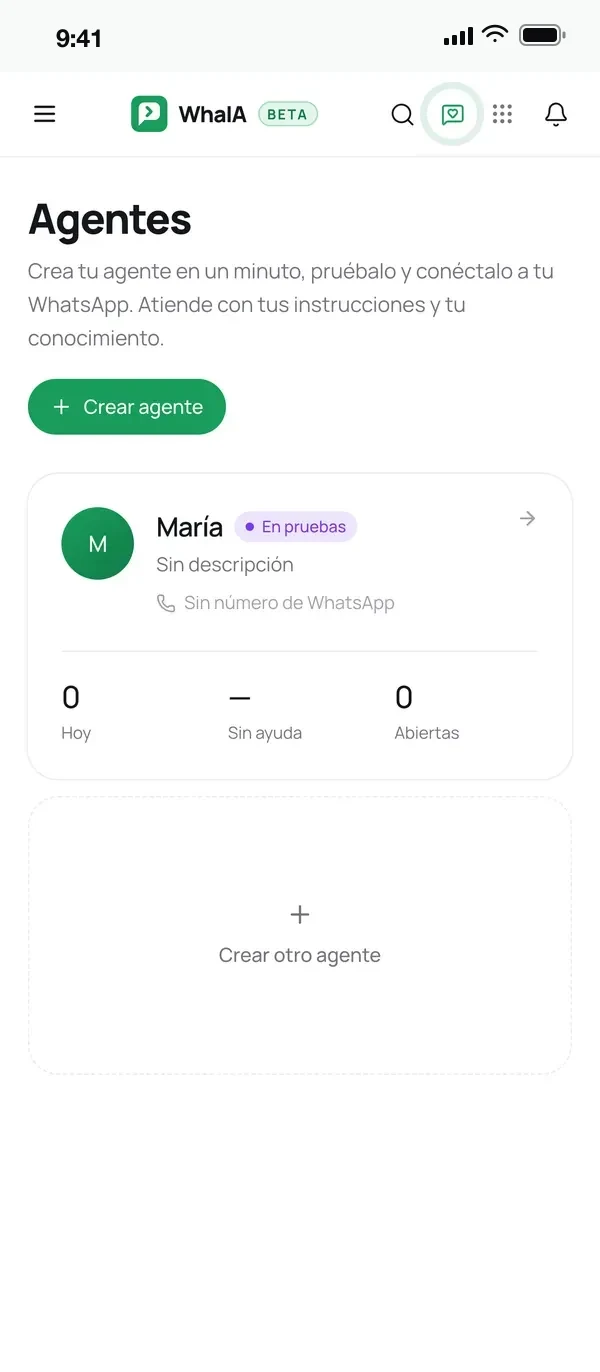 WhaIA en el iPhone